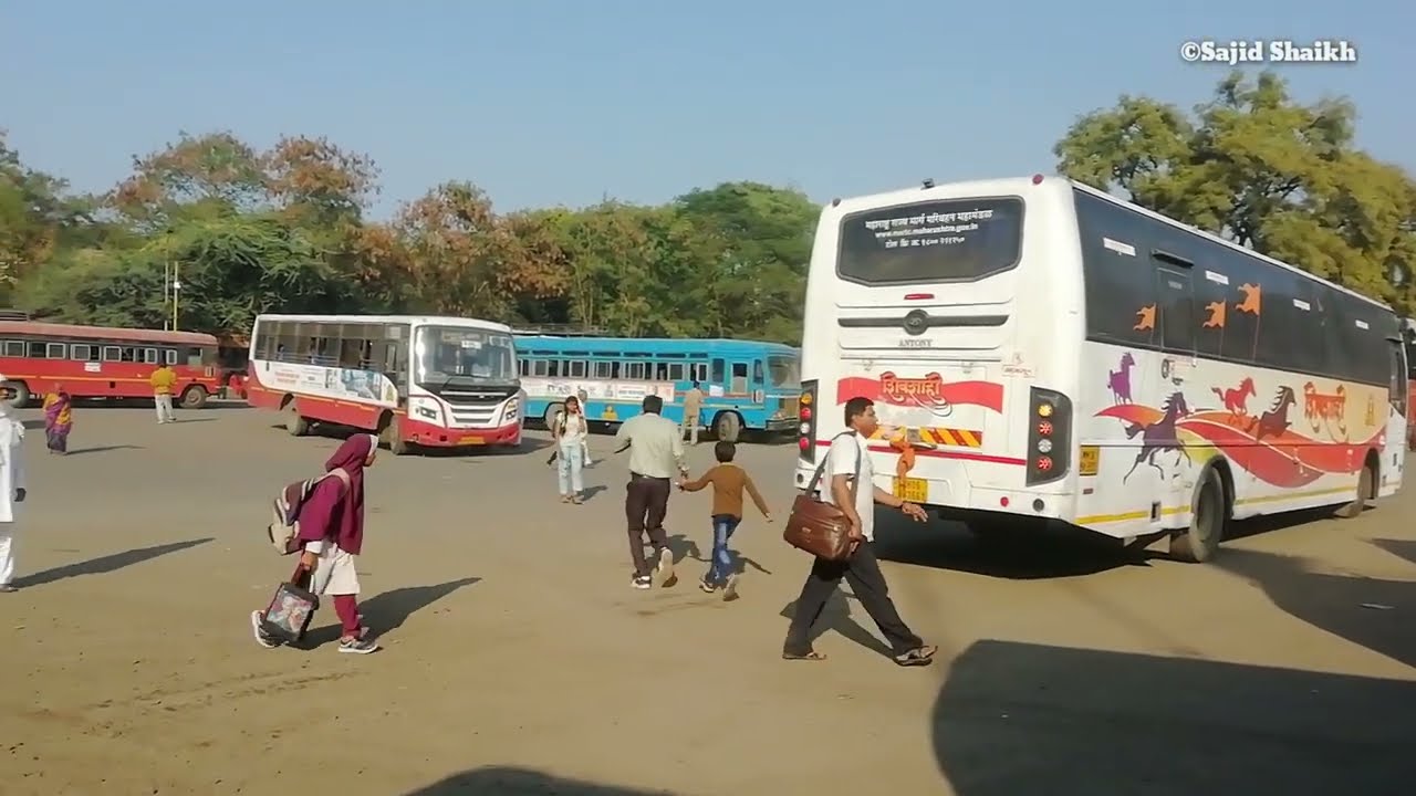 Akola Bus Stand full coverage | अकोला बस स्थानक से छूटने वाली बस |MSTRC Akola Bus depot