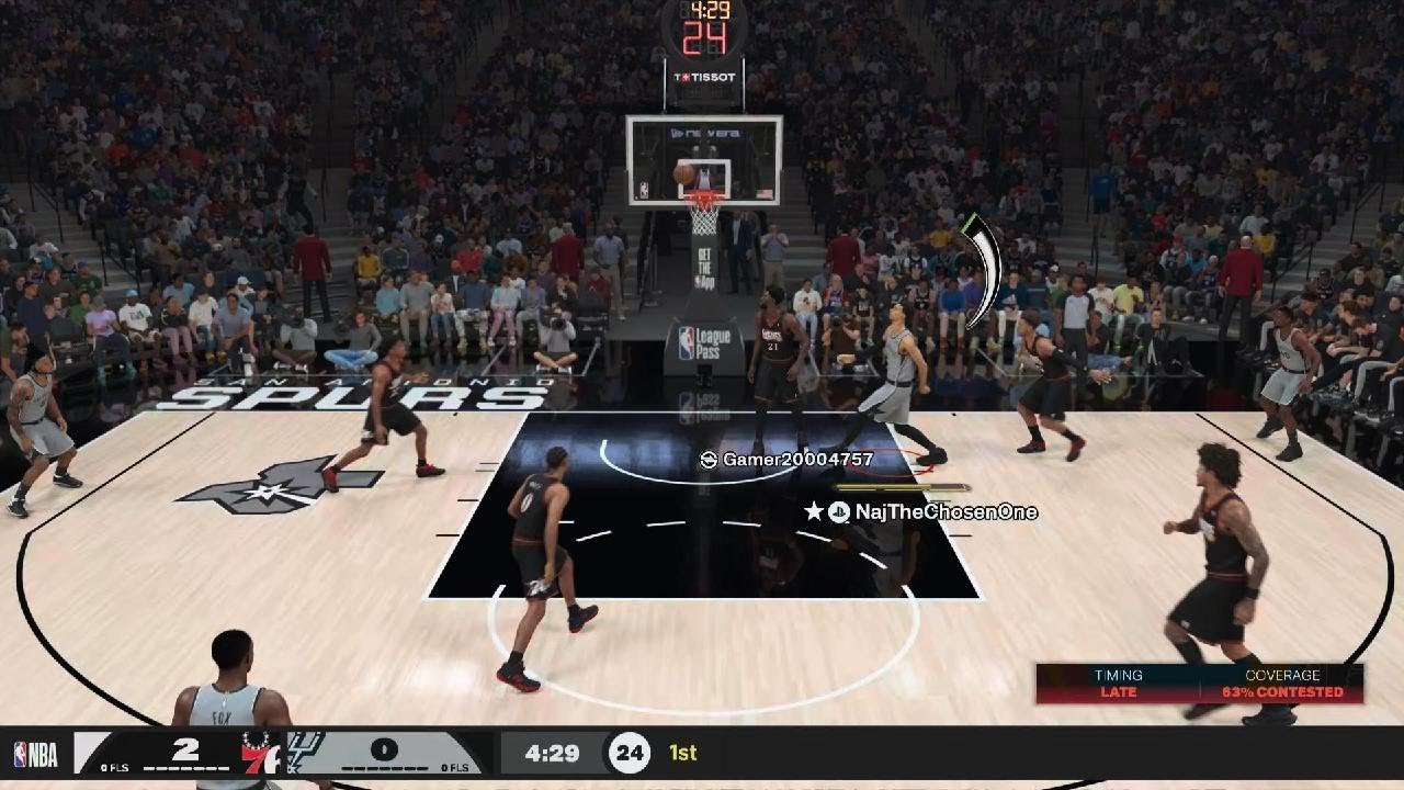 NBA 2K26 Spurs Vs 76ers