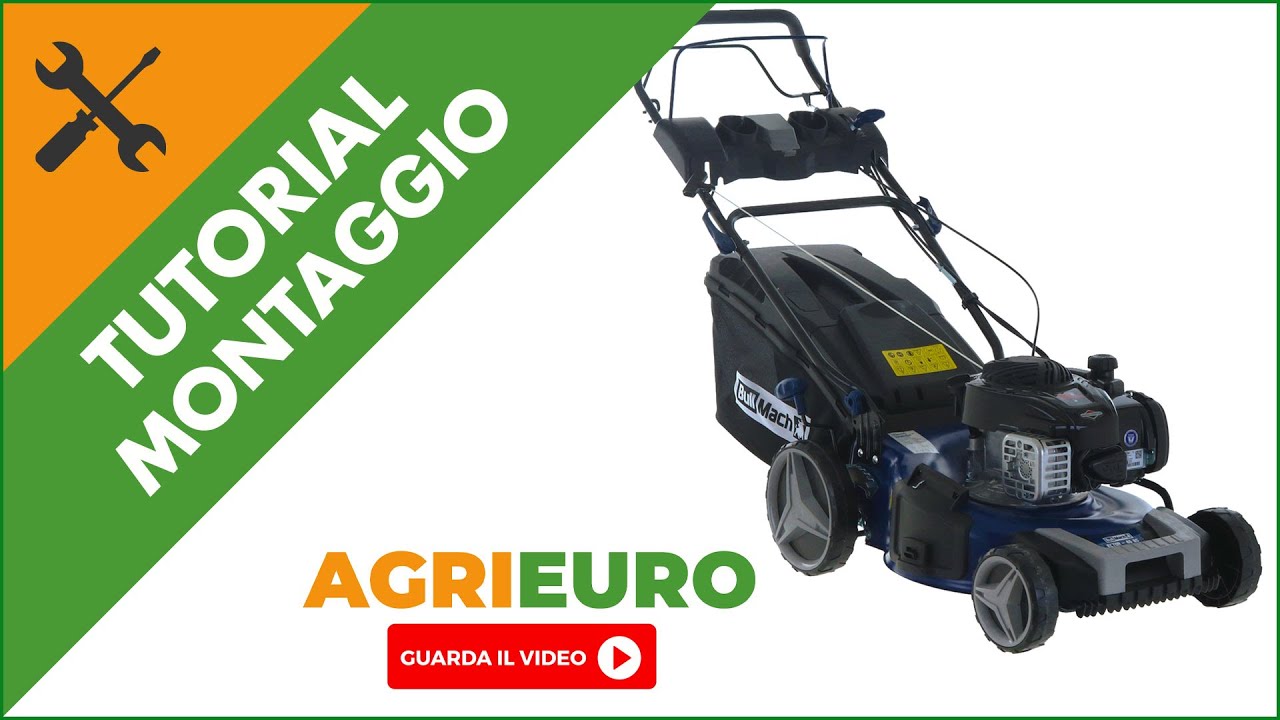 Rasaerba trazionato a scoppio BullMach ECTOR 46 BS: montaggio del prodotto