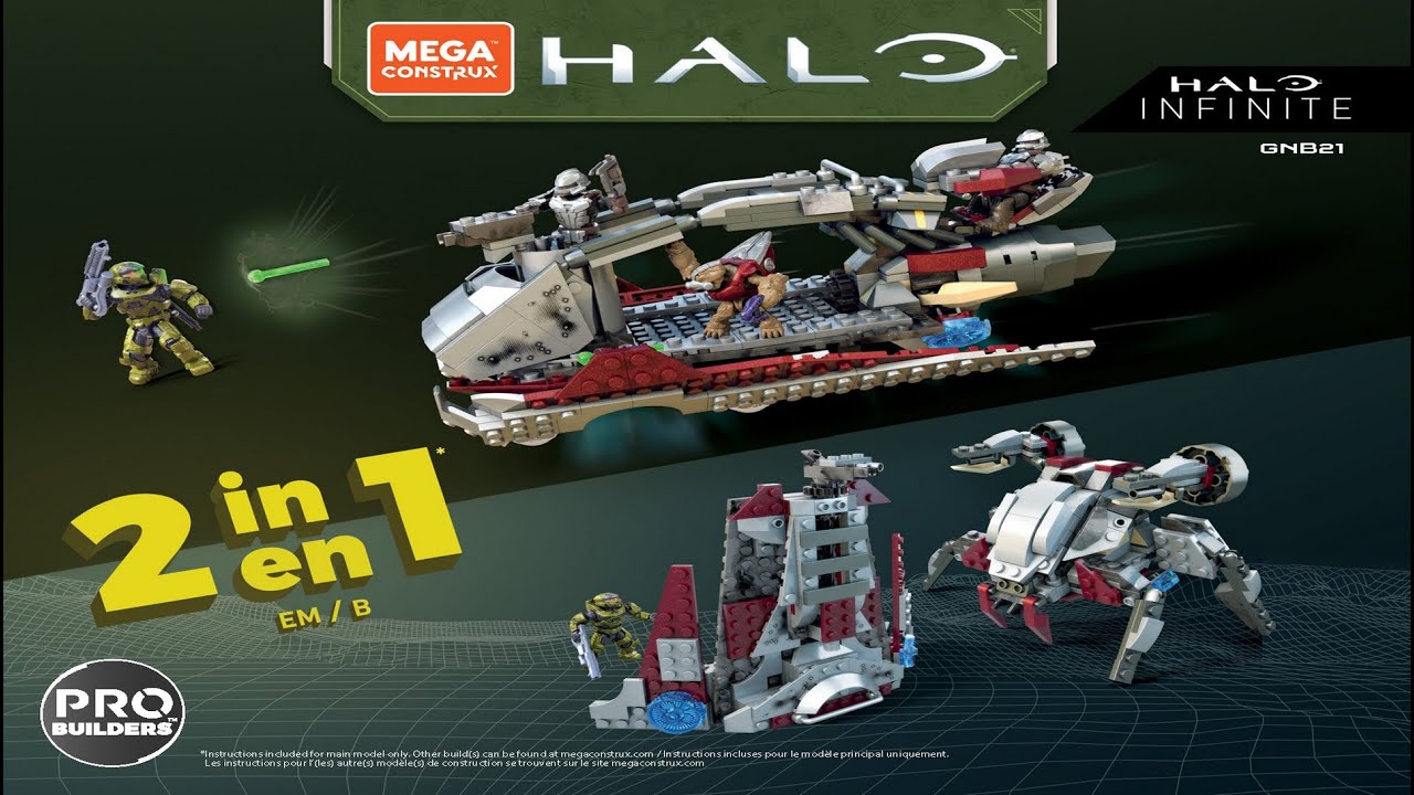 Mega Construx Instructions | Halo | GNB21 | Skiff Intercept