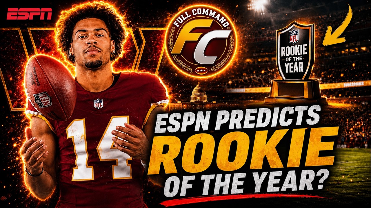 ESPN Says Commanders ANTONIO WILLIAMS Will Win ROTY? Did Jayden Daniels Get a New FAVORITE Weapon?