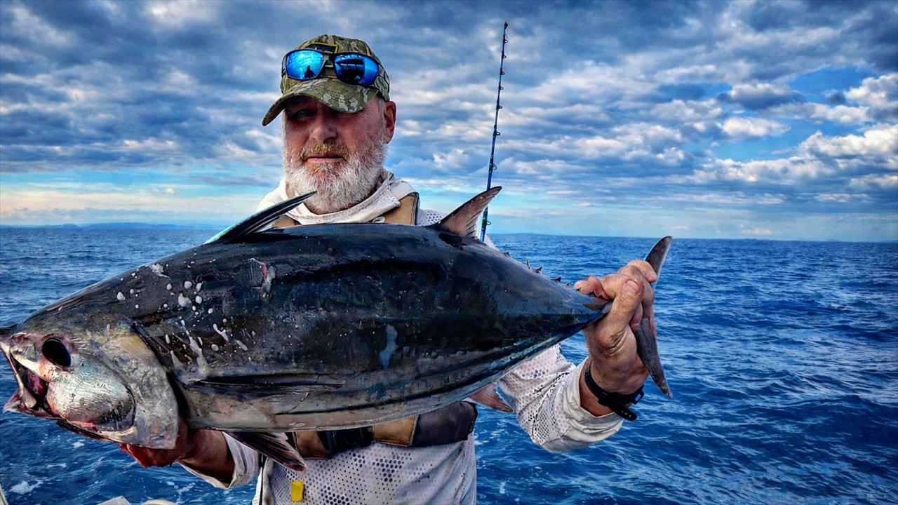 Tuna Fishing Dolphins & Orange Bins