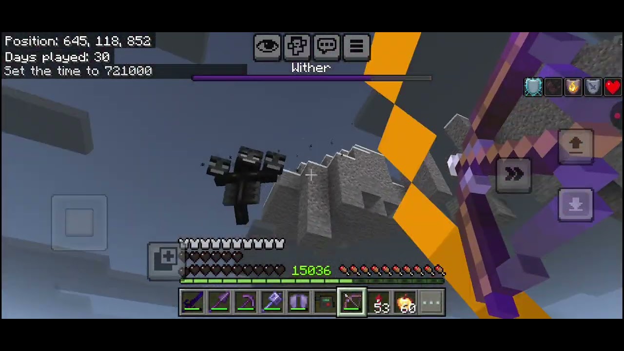 One pro player vs every minecraft boses#minecraft 