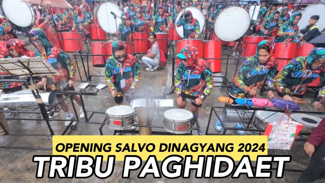 TRIBU PAGHIDAET DRUMMER Opening Salvo Iloilo Dinagyang Festival 2024
