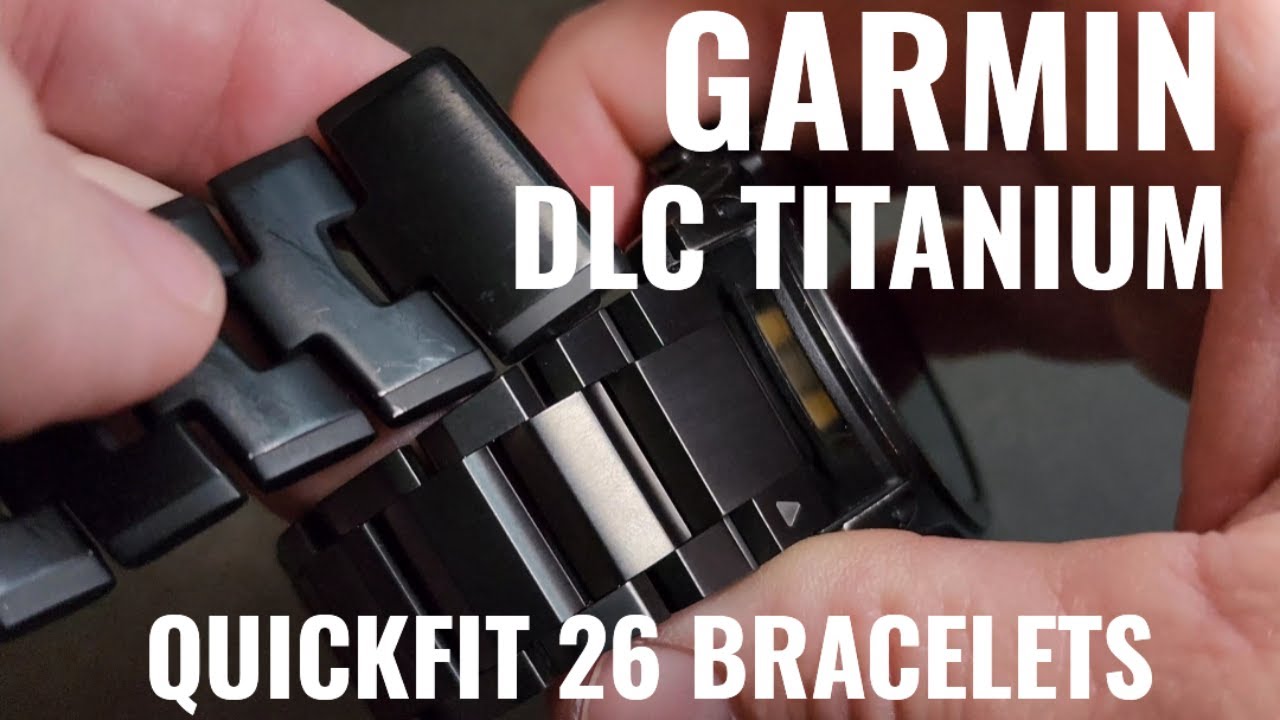 Браслет Garmin DLC Titanium DLC Quickfit 26 Dive на Tactix 7 в сравнении с другими ремешками Garm...