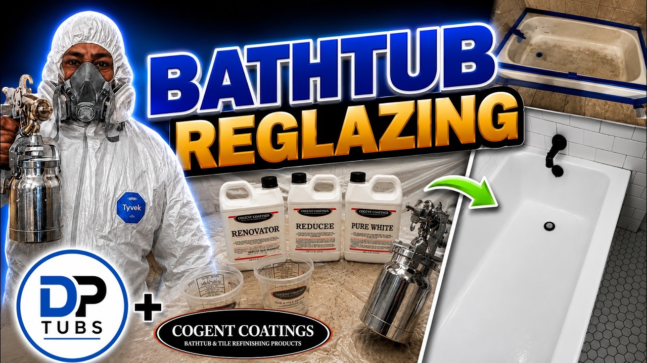 HOW TO REPAIR & REGLAZE A BATHTUB USING COGENT COATINGS BATHTUB REPAIR AND REGLAZING COATING SYSTEM