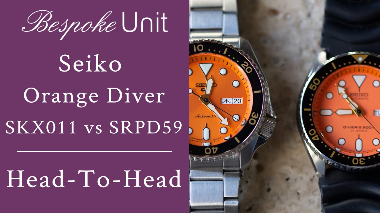 JDM Seiko Orange Diver Head-To-Head: SKX011J vs. SBSA009 (SRPD59)