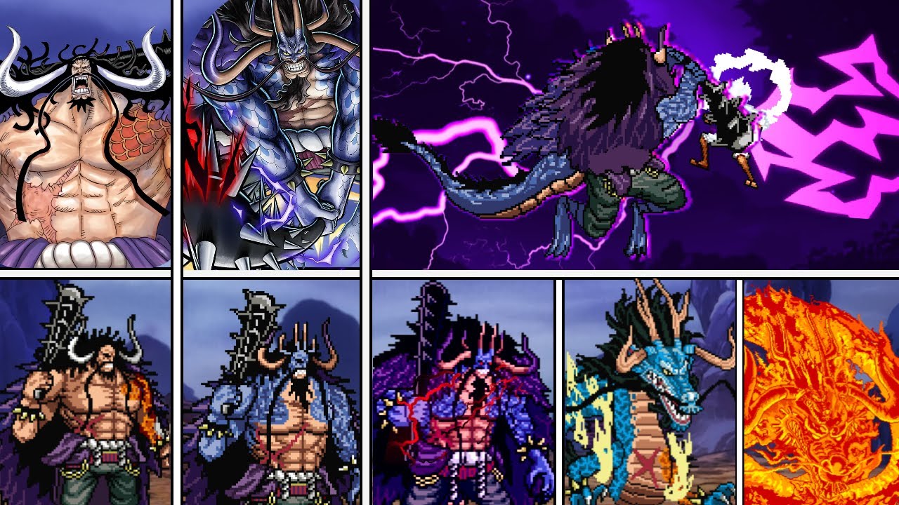 НОВЫЙ КАЙДО МУГЕН ЧАР (One Piece), все формы, хаки Clash of Converator и т. д.