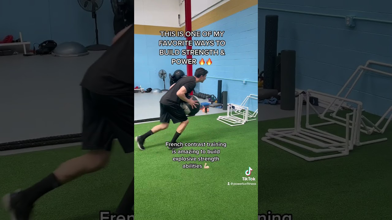 French Contrast Training to build ATHLETIC STRENGTH and POWER #shorts