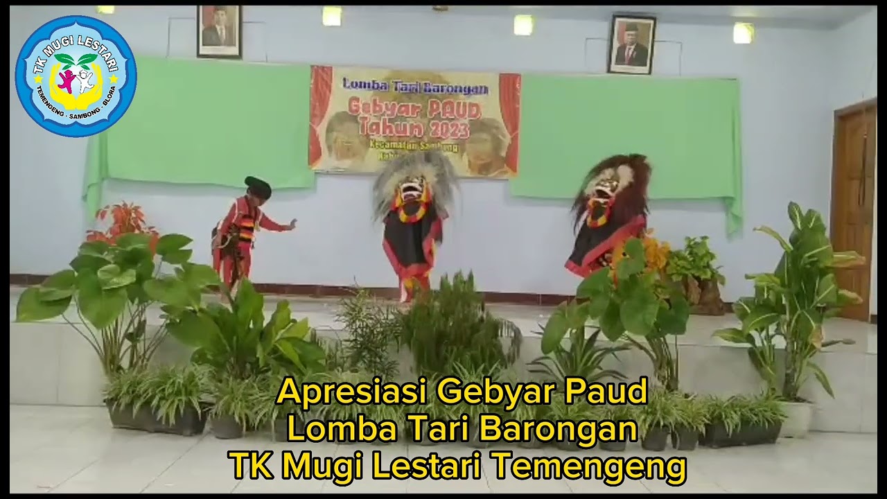 Lomba Tari Barongan TK Mugi Lestari Temengeng