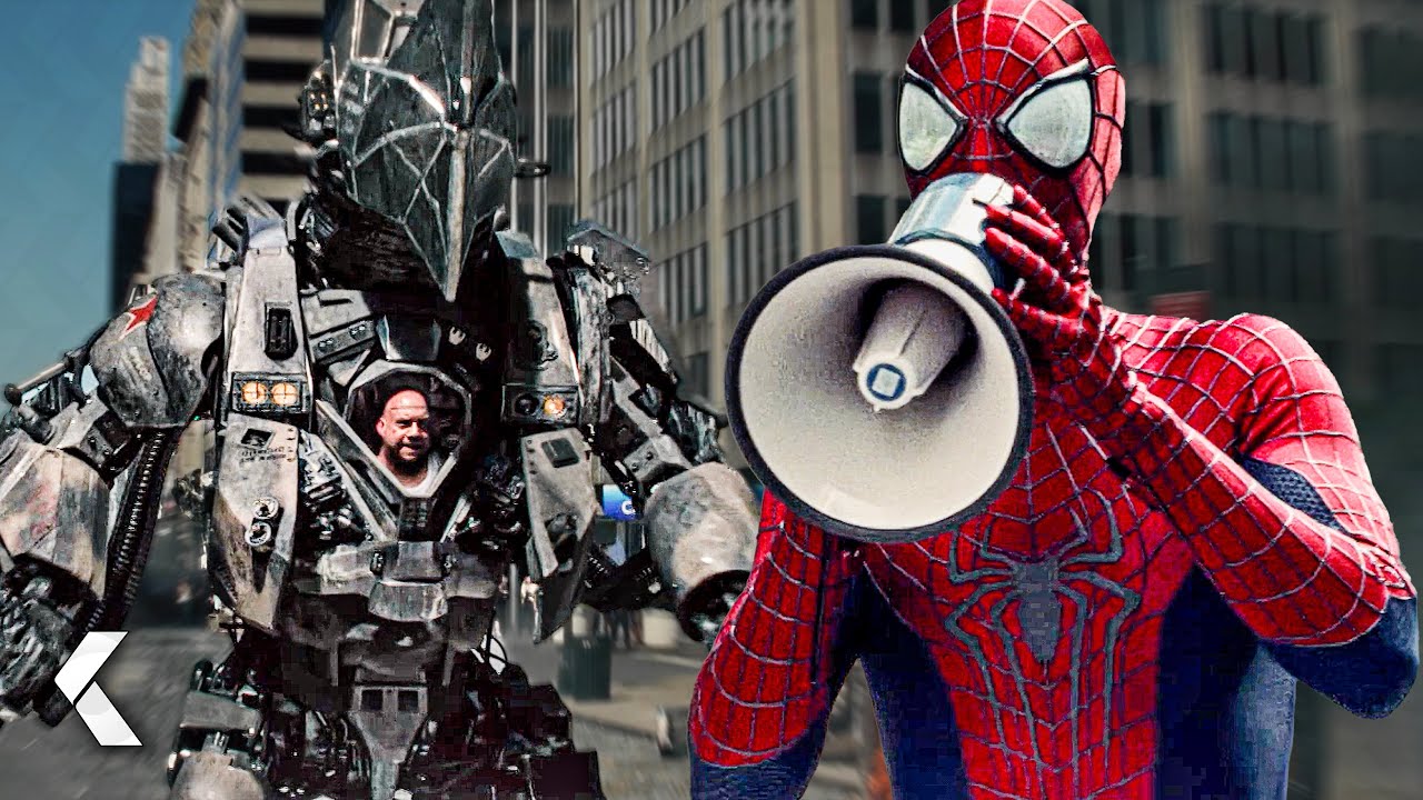 Rhino contra Spider-Man - El sorprendente Hombre Ara&ntilde;a 2 | Andrew Garfield