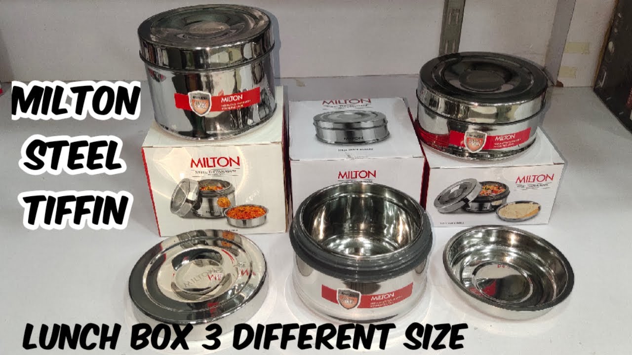 Milton Steel Snack Stainless Steel Tiffin unboxing and review | milton insulated lunch box