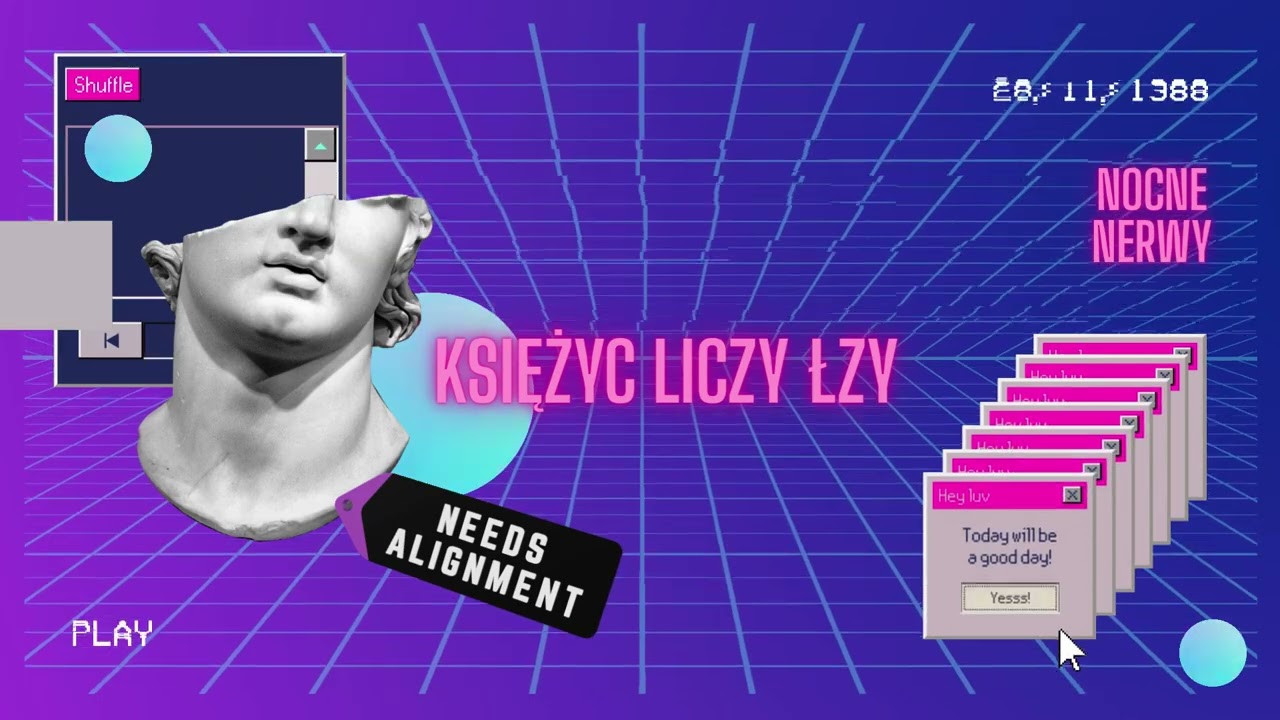 Nocnenerwy &ndash; Księżyc Liczy Łzy | synthwave emotional AI song