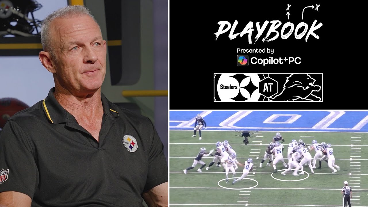 Breaking Down Jahmyr Gibbs Tape | Playbook with Merril Hoge | Pittsburgh Steelers