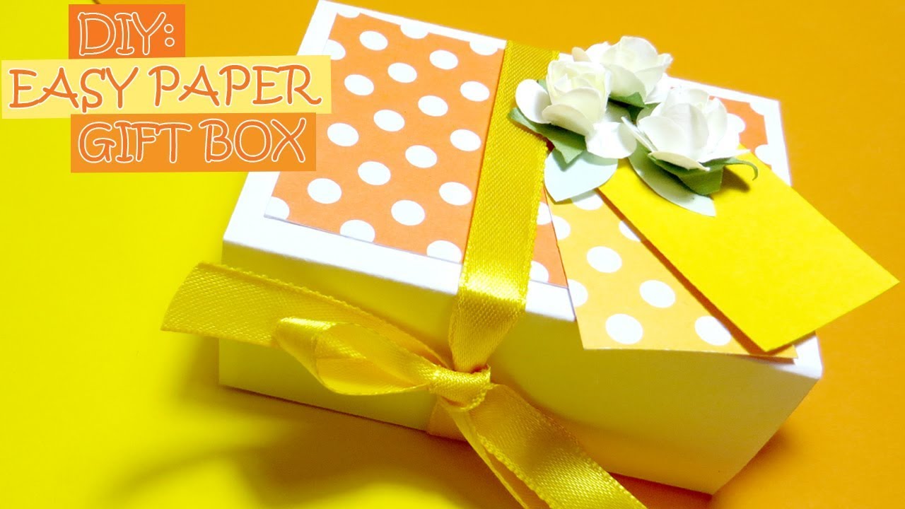 DIY: Easy Paper Gift Box