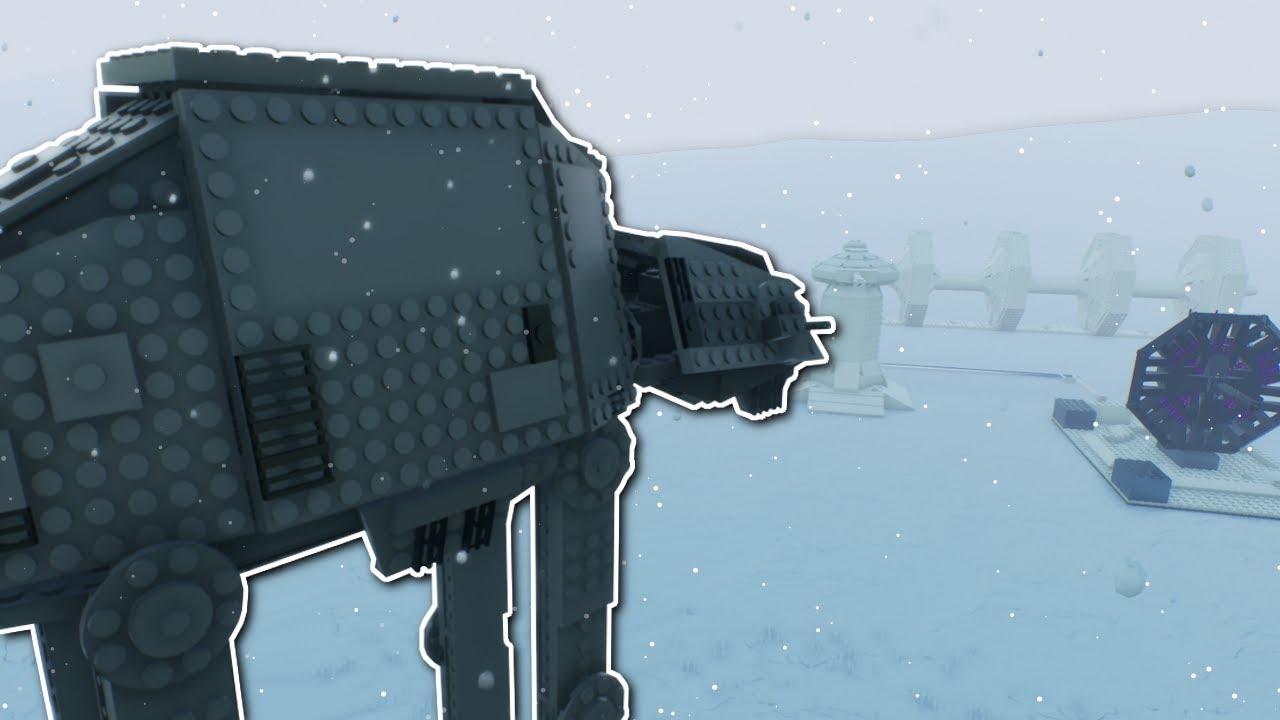 STAR WARS AT-AT BATTLE! - Brick Rigs Multiplayer Gameplay - Lego Star Wars battle