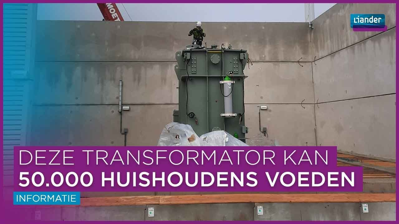 Eerste transformator geplaatst in transformatorstation Oosterhout