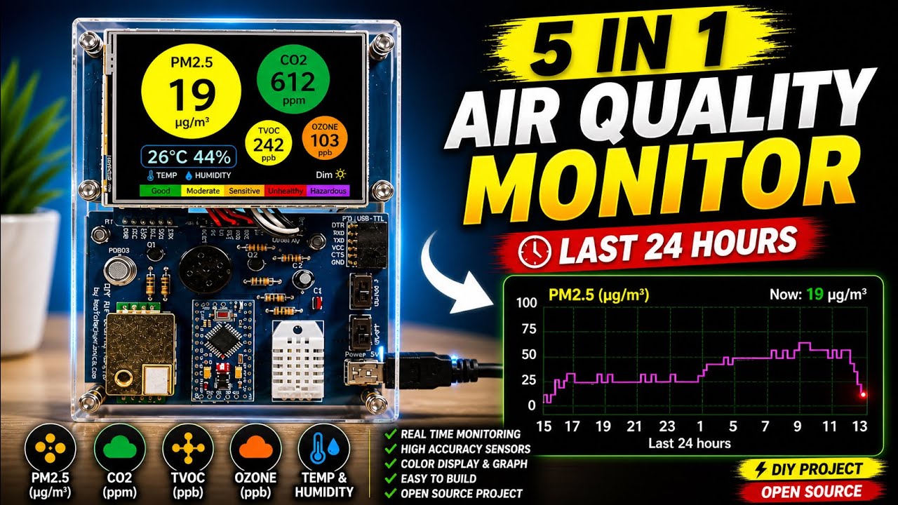 How to make DIY AQI Monitor 