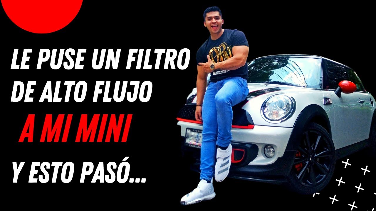 Le pongo Filtro de alto flujo (Intake) al mini cooper  🏎️⚡⚡