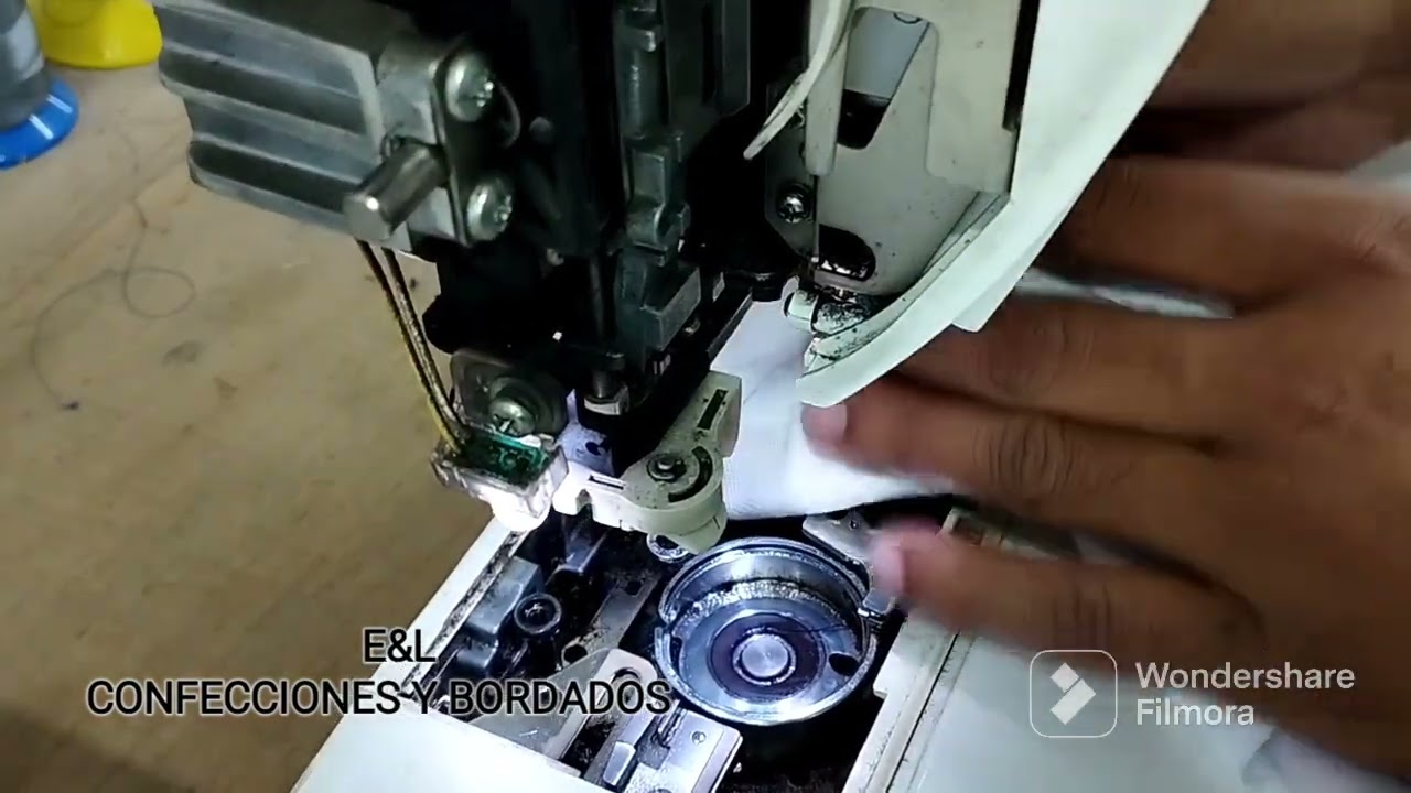 bordadora P-770 mantenimiento de tensiones