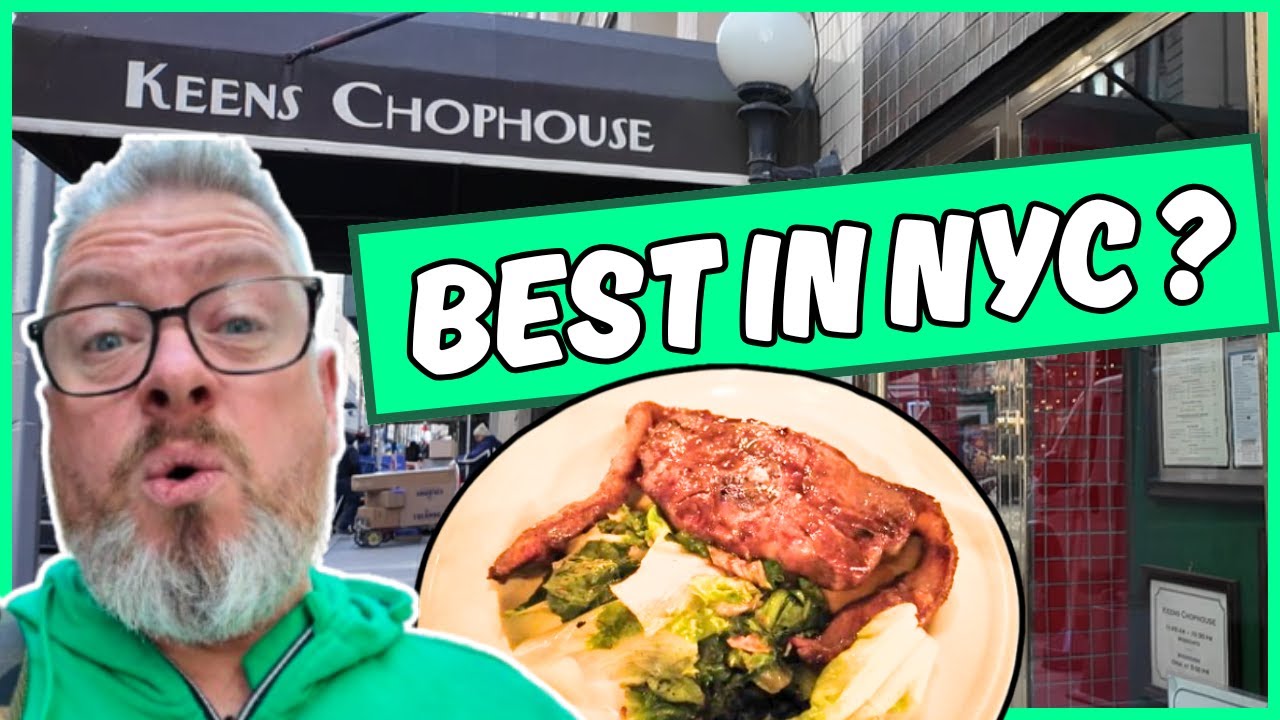 I Review The LEGENDARY KEENS STEAKHOUSE - New York's BEST RESTAURANT?