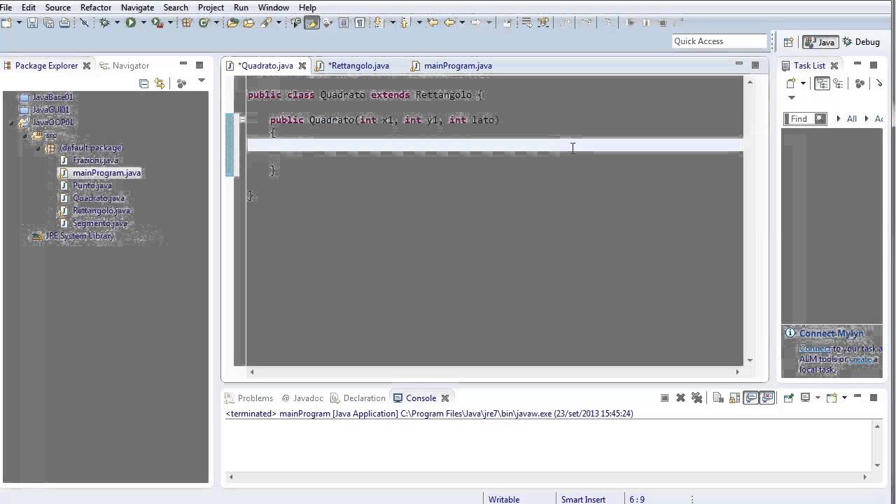 Java (Playlist 2) OOP - ITA 10: ereditarietà - PARTE PRIMA