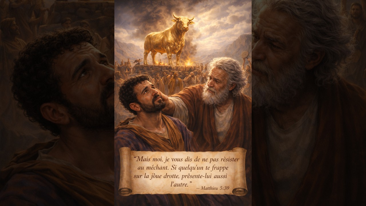 Matthieu 5:39 Ce que le Veau d’or nous apprend vraiment sur “tendre l’autre joue”