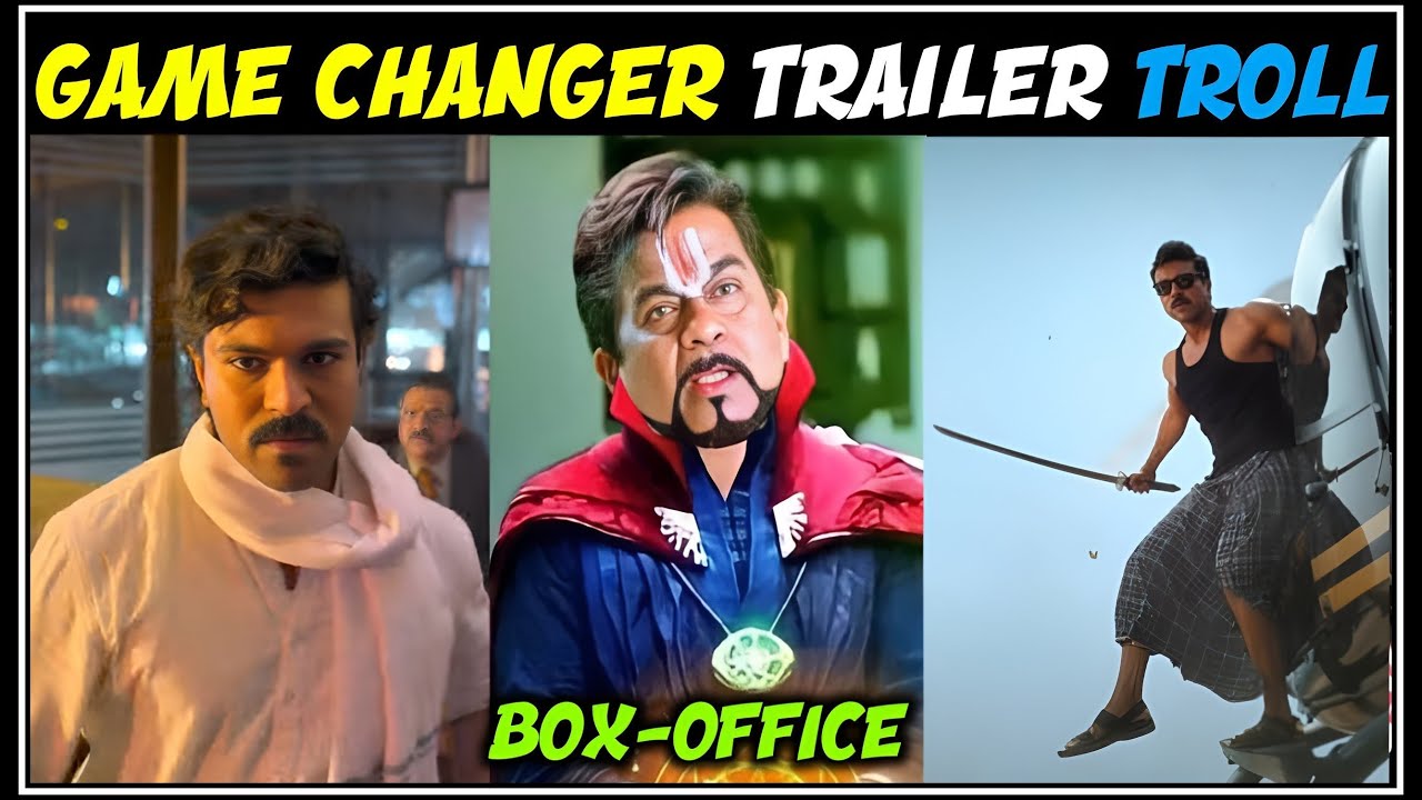 Game Changer Trailer Troll | Game Changer Trailer | Ram Charan | Telugu Trolls | Mr. Mass abbayi