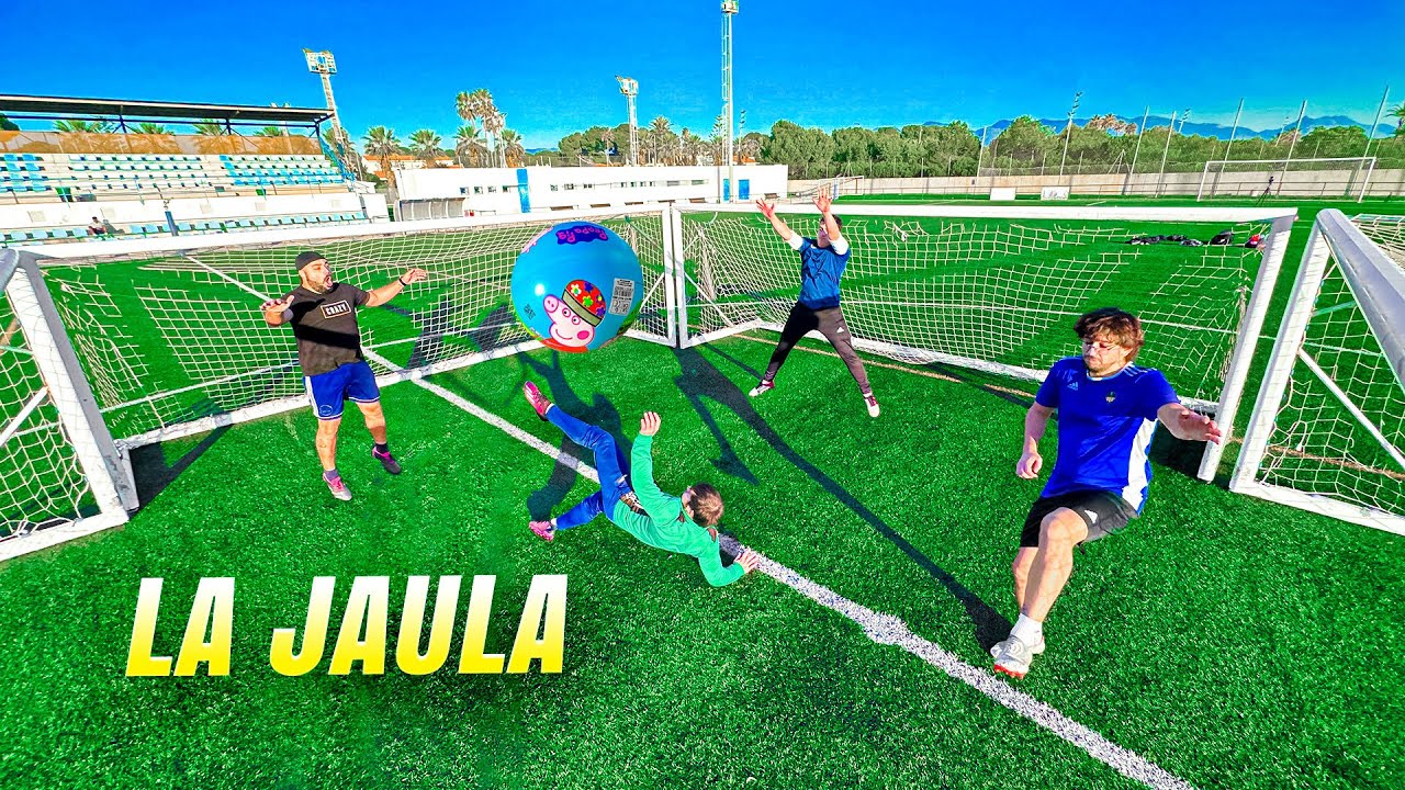 Jaula de F&uacute;tbol con 4 Porter&iacute;as