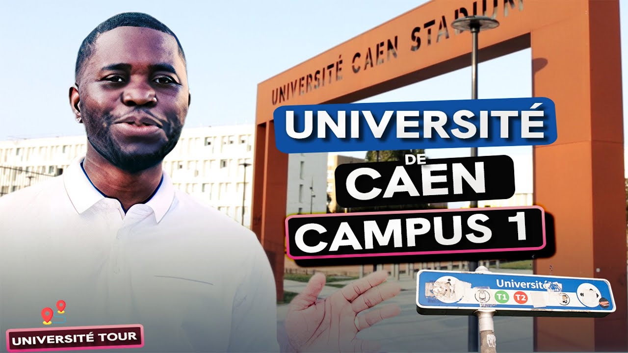 Université Tour : Visite guidée Université Caen Campus 1 #caen #normandie
