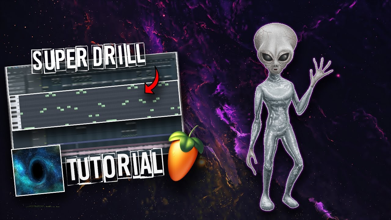 HOW TO MAKE SUPER ALIEN DRILL??!! (fl studio uk drill tutorial)