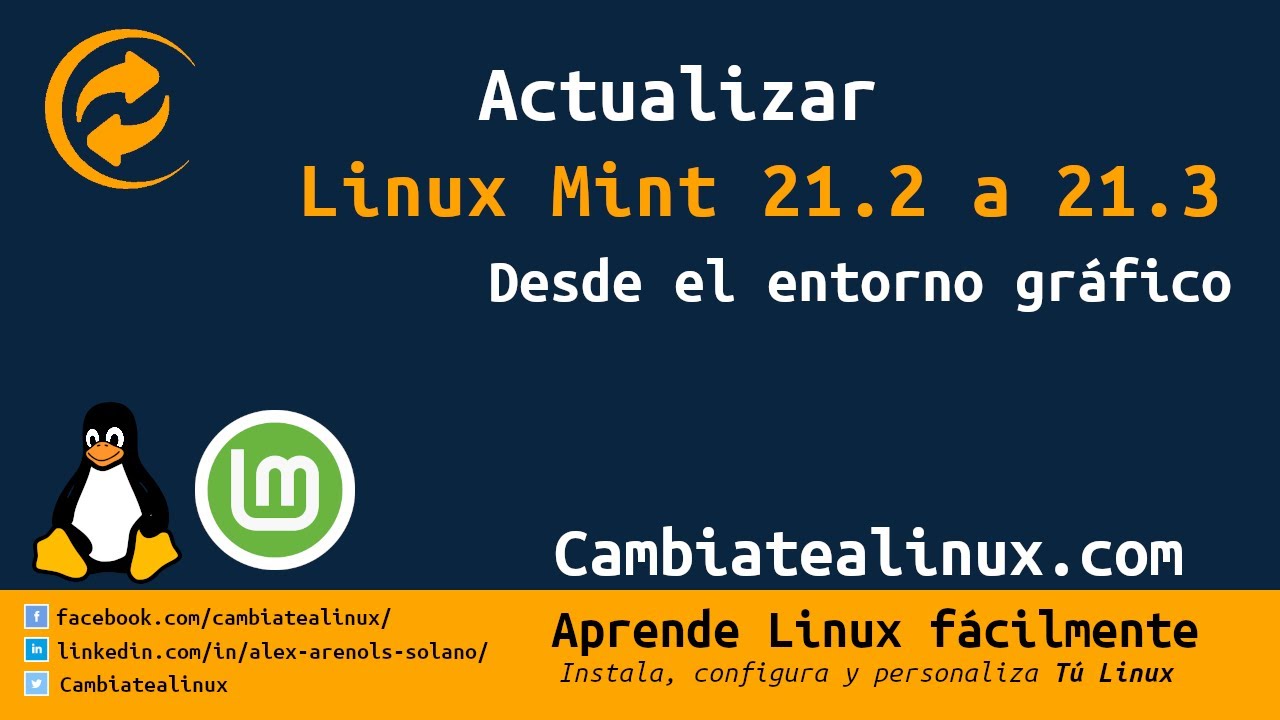 Actualizar linux mint 21.2 a 21.3 desde el entorno gráfico