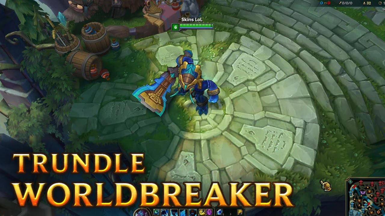 Trundle Hung Thần - Worldbreaker Trundle - Skins lol
