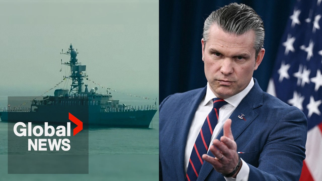 US sinks Iranian warship, Hegseth says, as Iran conflict expands through Middle East