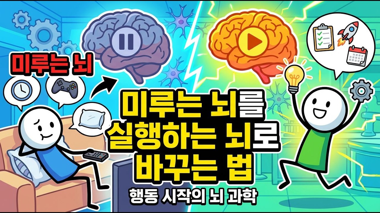 미루는 뇌를 실행하는 뇌로 바꾸는 법