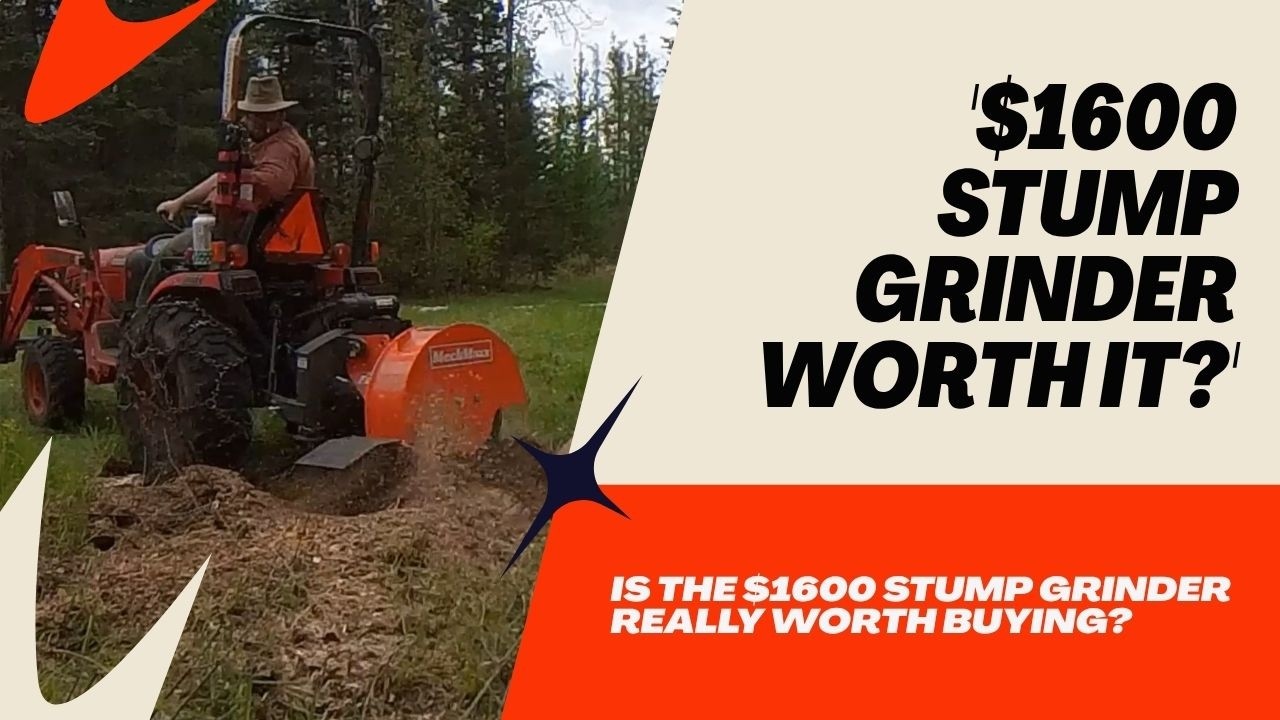 Best Stump Grinder? MechMax SG24 Takes on 30 Stumps for $1600!