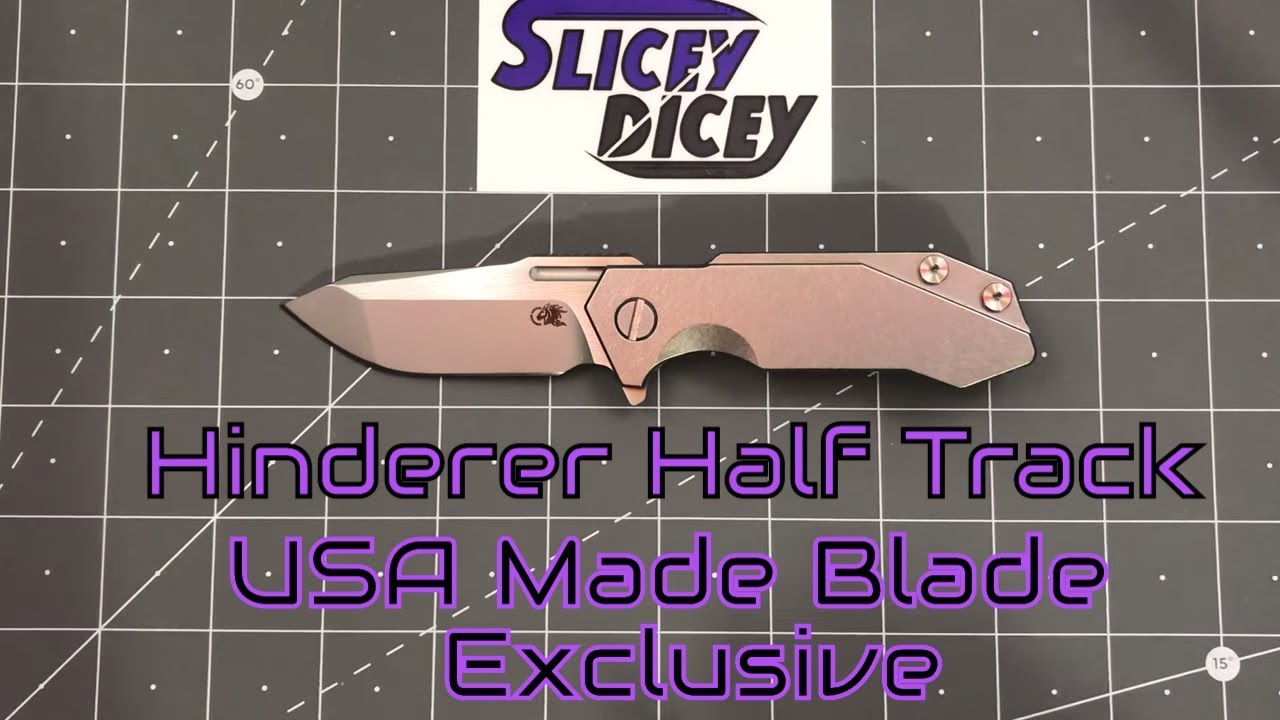 Hinderer Halftrack Gen 2 USA Made Blade Exclusive Full Ti
