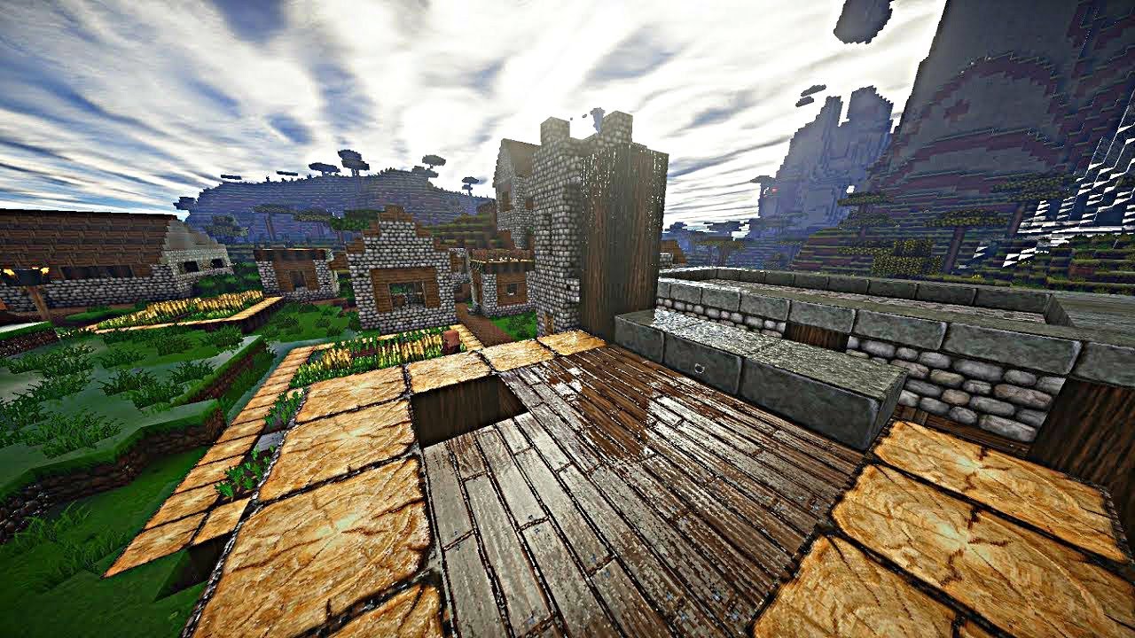 Minecraft - Ultra Realistic Vs Original Graphics Comparison