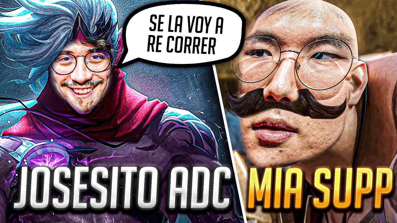 JUGANDO ADC CON MI SOPORTE COREANO MIA 😂 // Josedeodo
