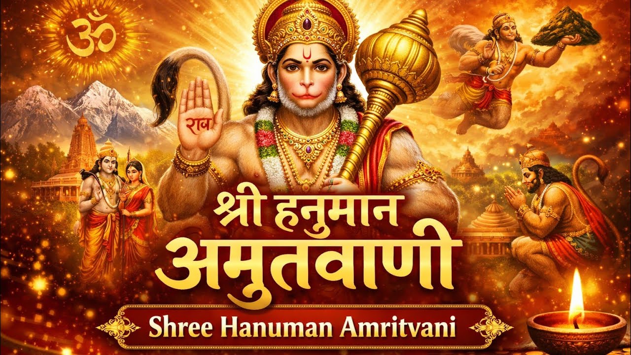 श्री हनुमान अमृतवाणी ॥ Shree hanuman amritvani Full video bhajan part 2 by Anuradha Paudwal 🙏🙏
