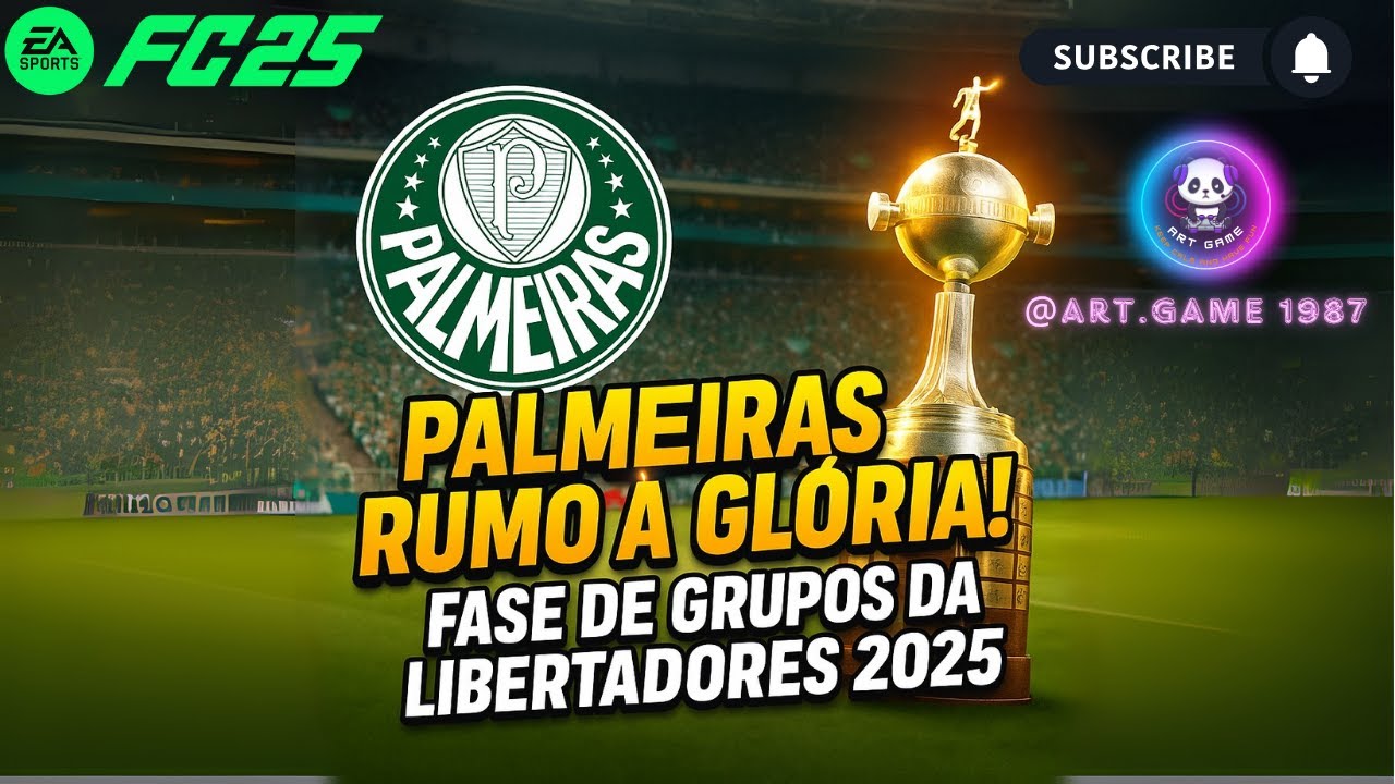EA FC 25   PALMEIRAS RUMO À GLÓRIA! 🔥 Fase de Grupos da Libertadores 2025 #001