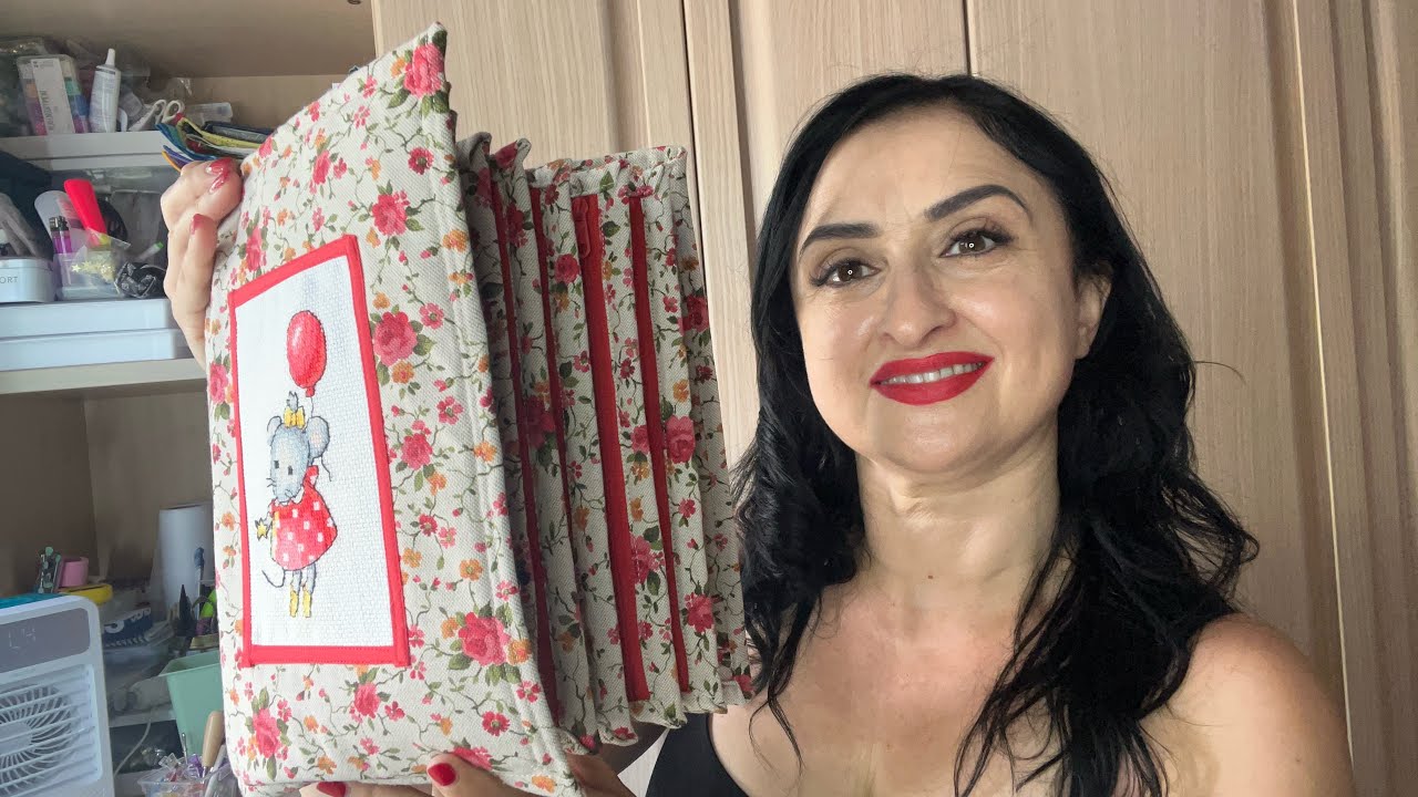 🔴Cómo 🪡coser 🧵libro-organizador textil 🩷Gomicare🩷