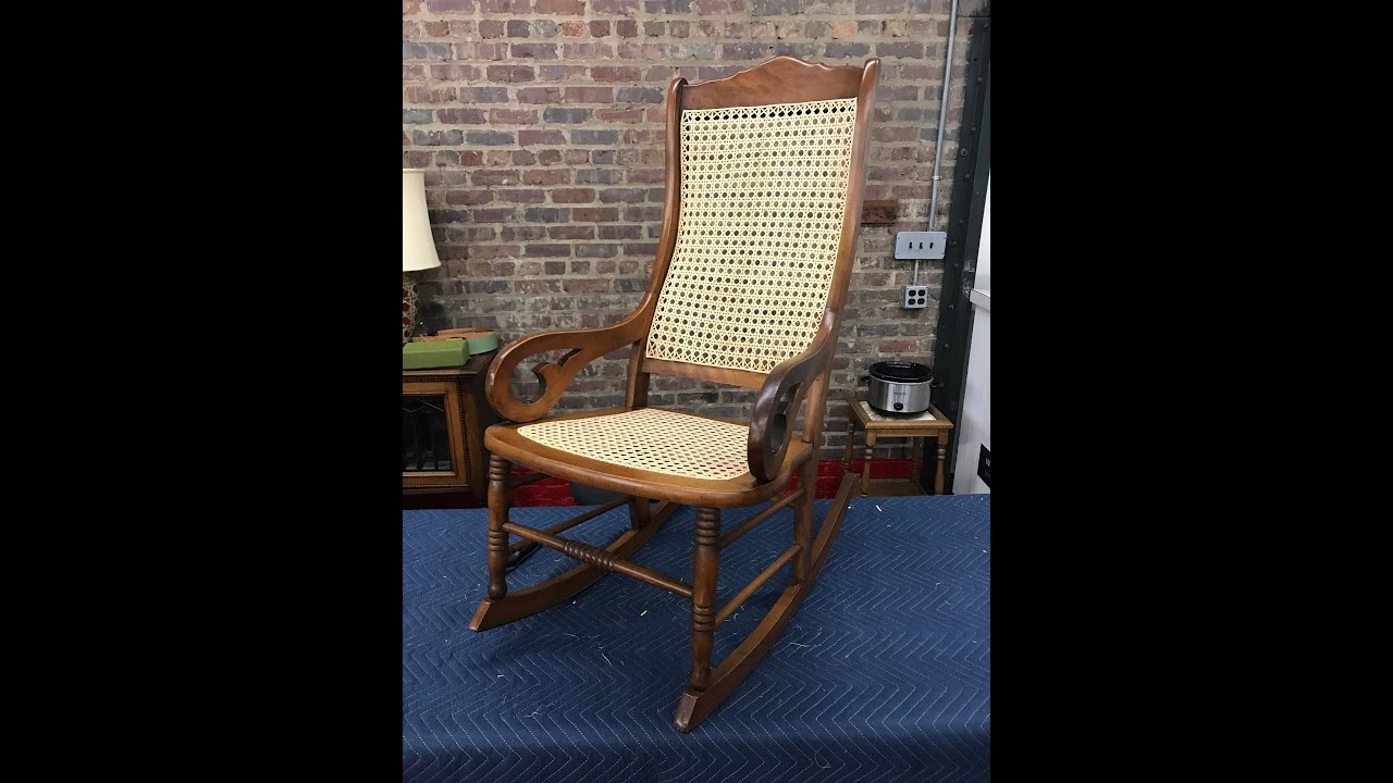 How to Cane a Lincoln Rocker Back