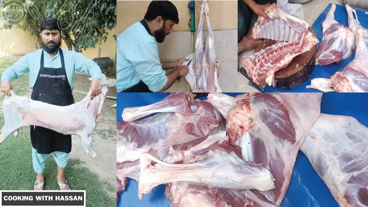 Mutton Cutting Skills | Big Goat Meat Cutting | মাংস কাটা | Amazing Goat Leg Cutting Skills