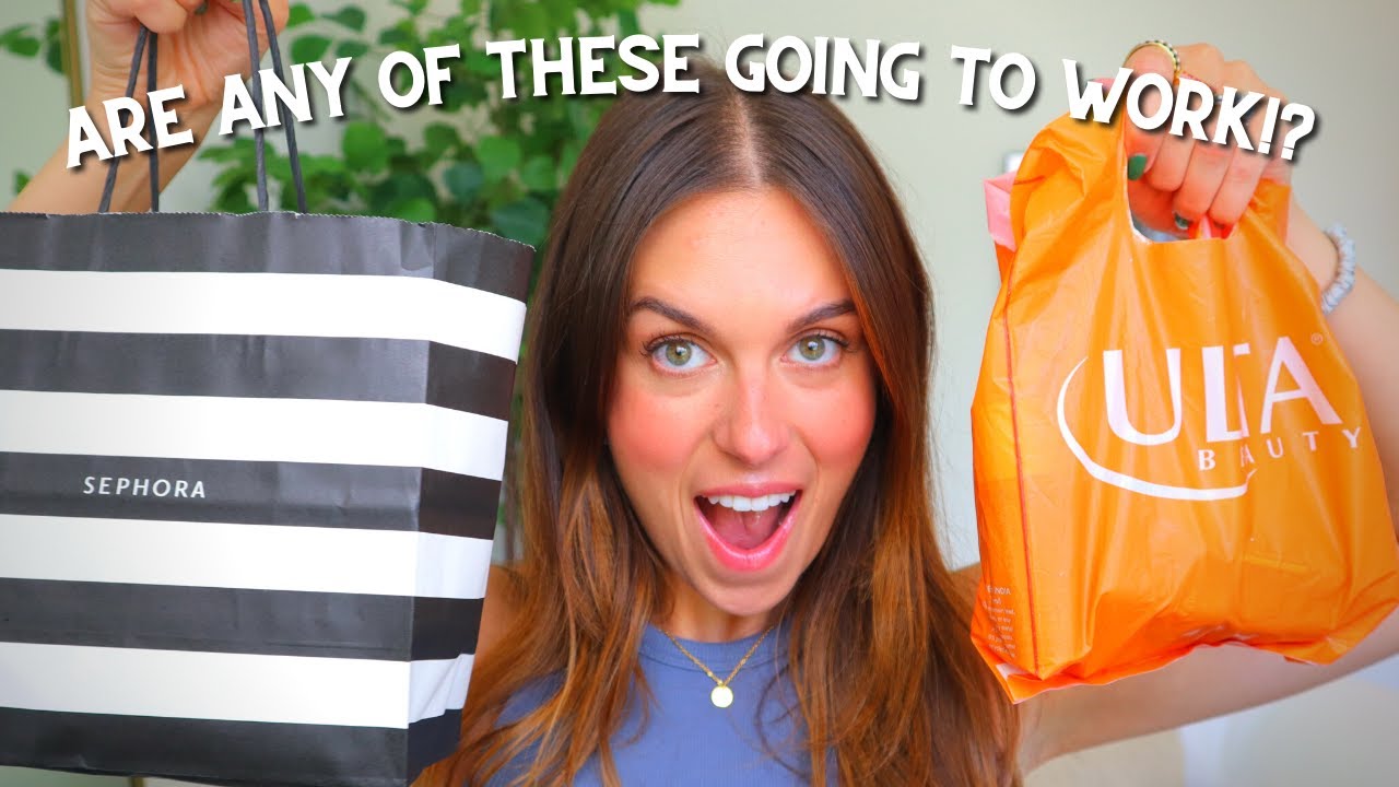 SEPHORA AND ULTA HAUL + FIRST IMPRESSIONS // ulta brand is killing it!!