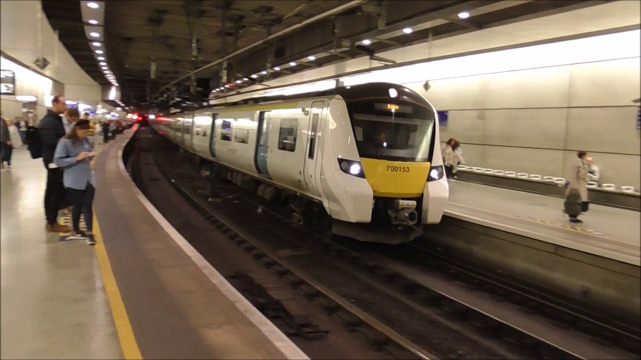 Trains at st pancras lower level
