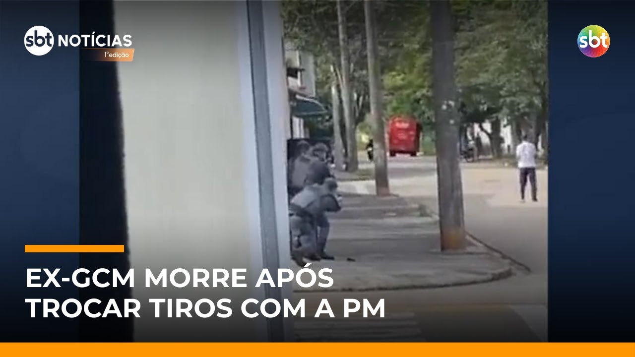 Ex-GCM morre após troca de tiros com a PM em Sorocaba (SP); vídeos mostram momento | #SBTNotícias