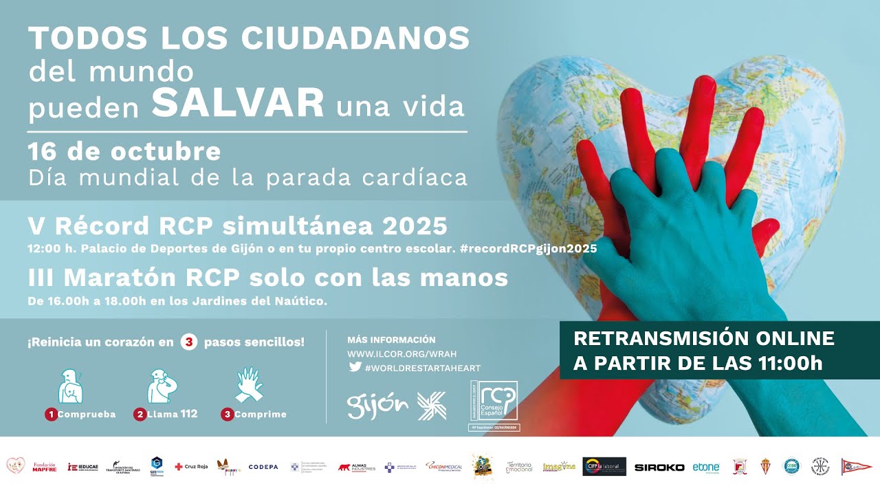 DIA MUNDIAL DE LA PARADA CARDÍACA. V RÉCORD RCP SIMULTÁNEA 2025