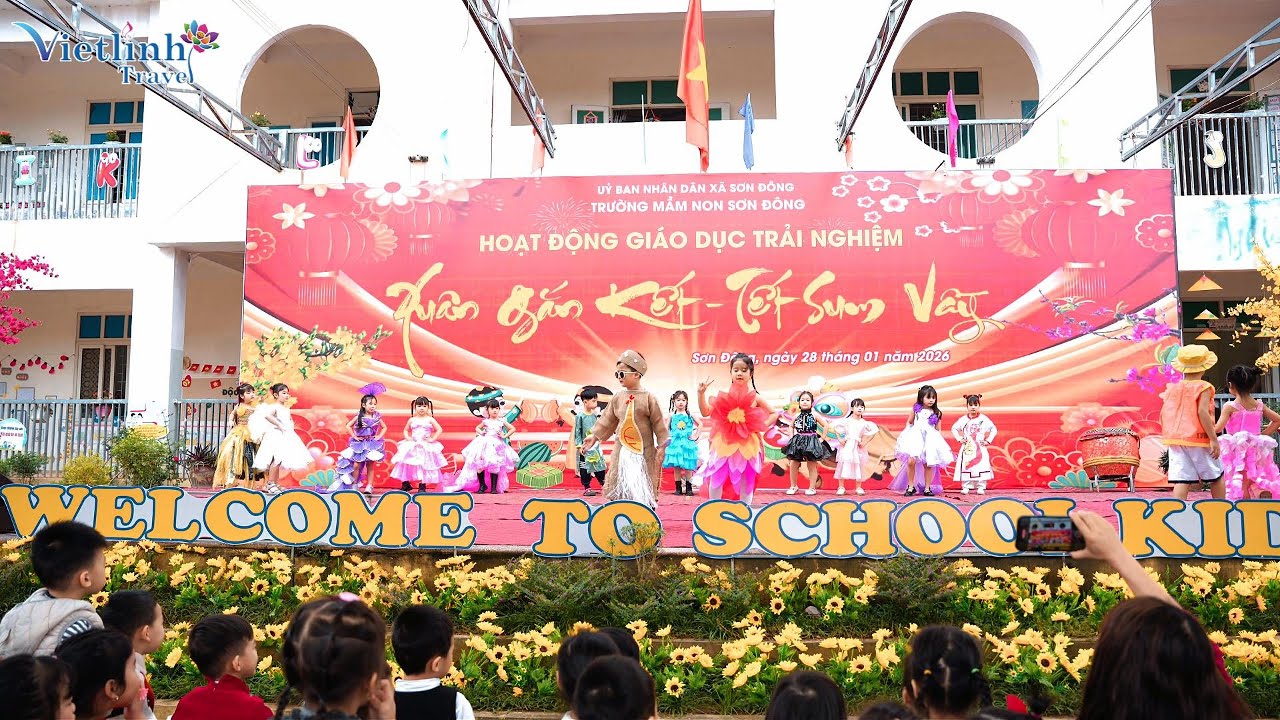 Trải nghiệm Tết : TRƯỜNG MẦM NON SƠN ĐÔNG- Việt Linh Travel