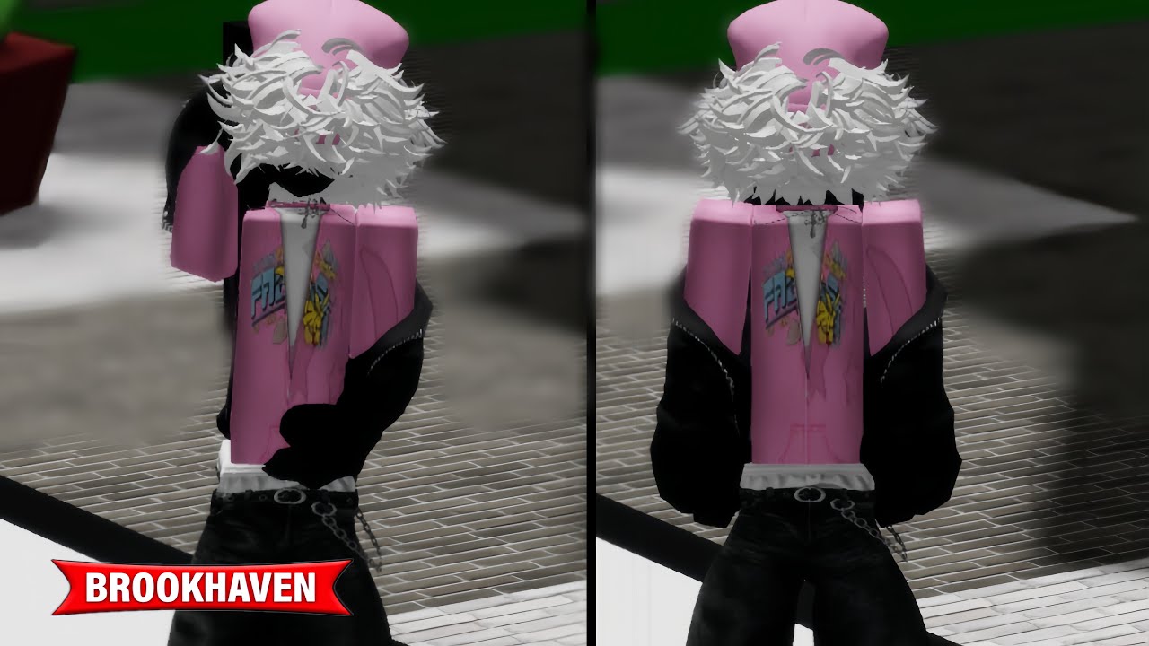 BROOKHAVEN🏡 PINK Y2K BOY OUTFIT SIMPLE | OUTFIT Y2K PINK COWOK SIMPEL